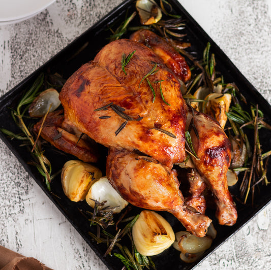 Whole Chicken with Herb Garlic Butter