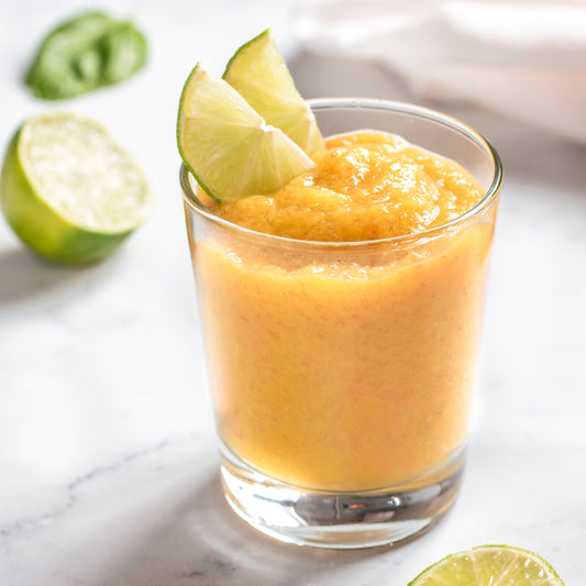 Frozen Mango Lime Slushy