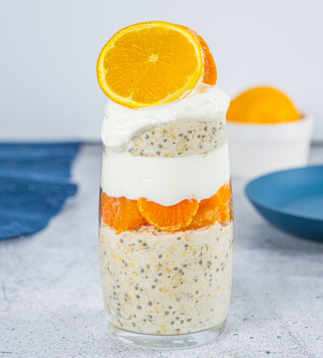 Citrus Cheesecake Overnight Oats